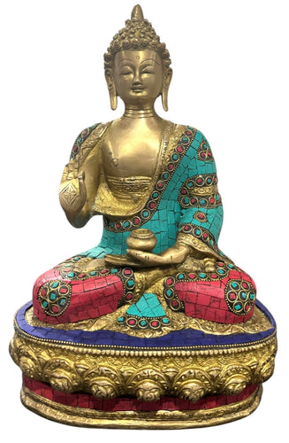 Brass Buddha statue