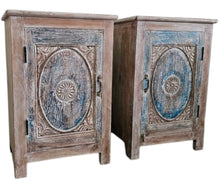 Carved bedsides