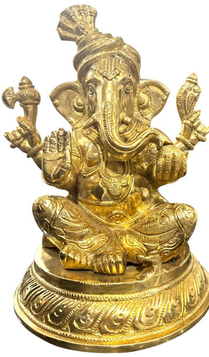Ganesh brass statue
