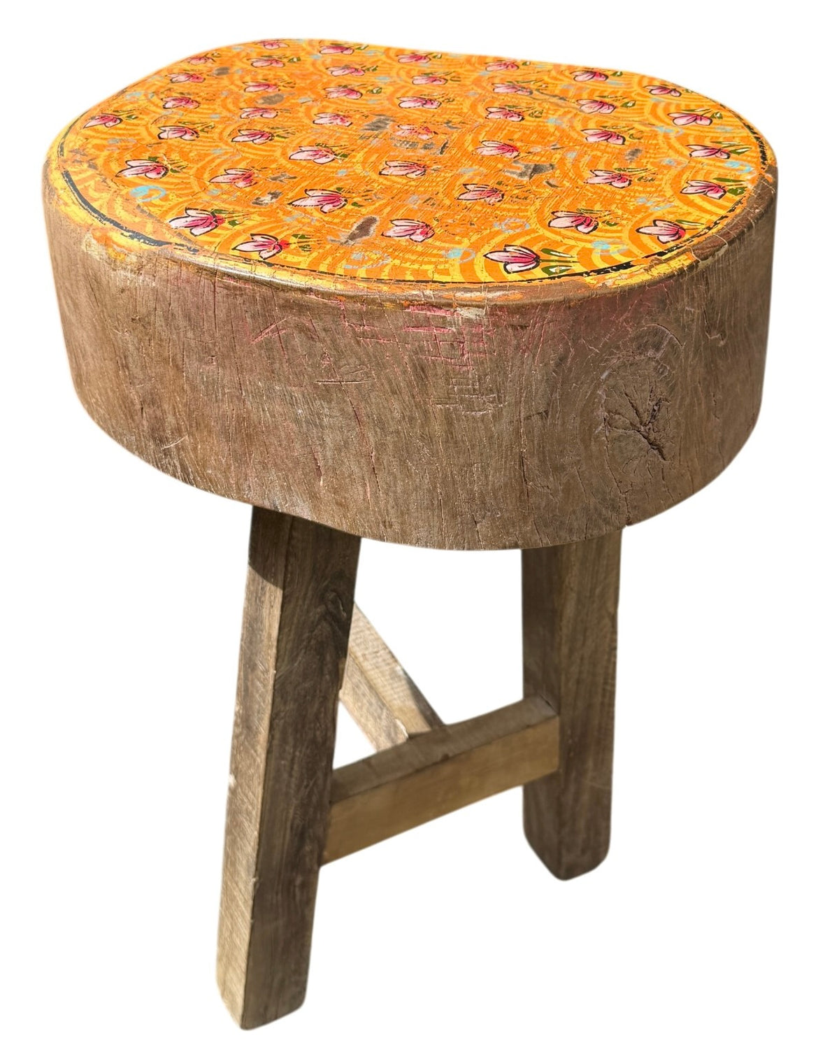 Teak stool