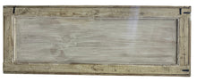 Teak narrow mirror