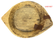Large vintage teak bowl