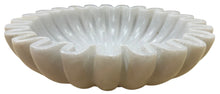 Ruffled marble bowl