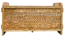 Carved blanket box