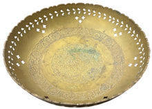 Vintage Brass Footed Bowl
