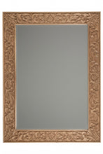 Rectangular carved mirror