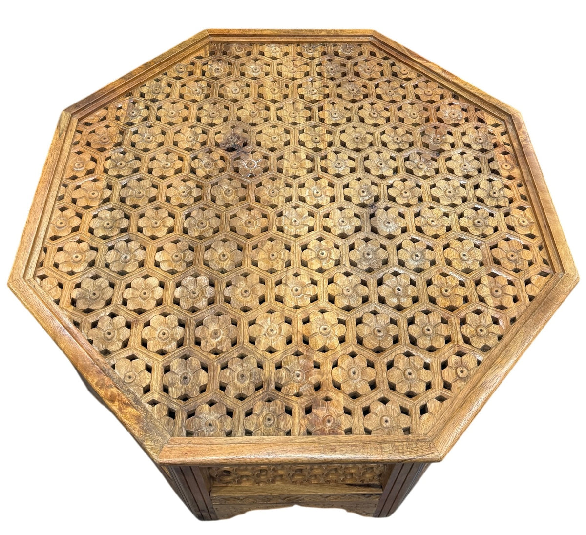Carved coffee table