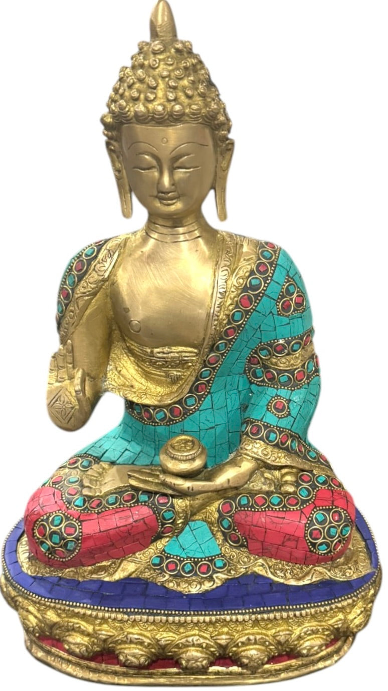 Brass Buddha statue