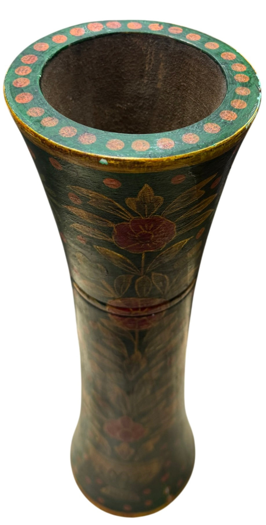 Vintage hand painted vase