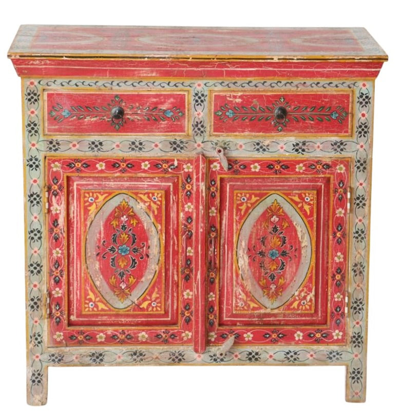 Hand painted cabinet