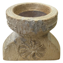 Vintage bleached candle holder