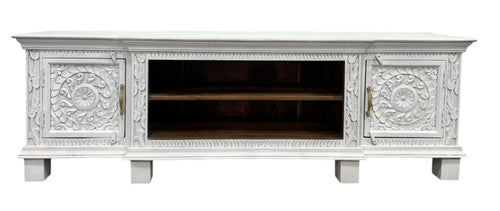 Carved T V Unit