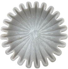 Ruffled marble bowl