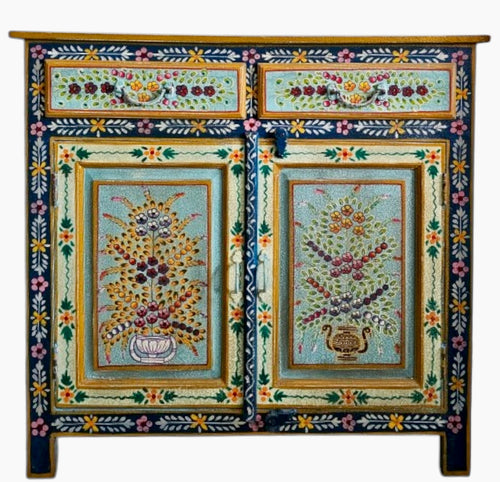 Hand painted cabinet