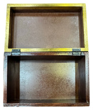 Brass timber box