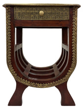 Brass bedside / sidetable