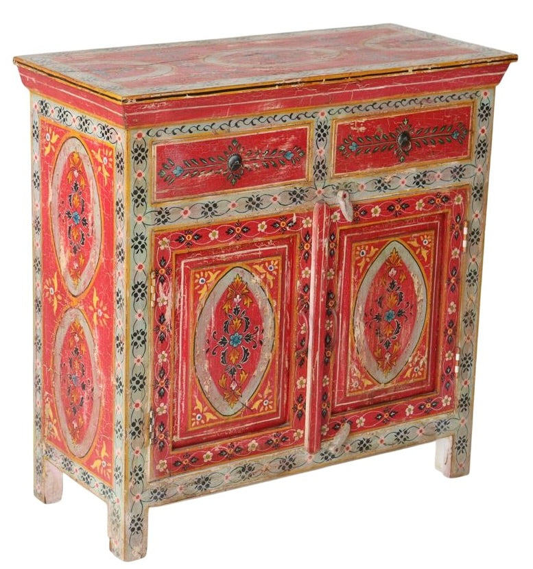 Hand painted cabinet