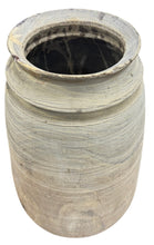 Old wooden pot