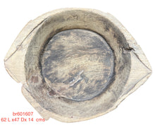 Large vintage teak bowl