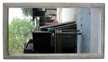 Teak wood mirror