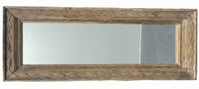 Teak narrow mirror