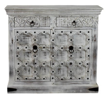 2 door 2 drawer narrow cabinet