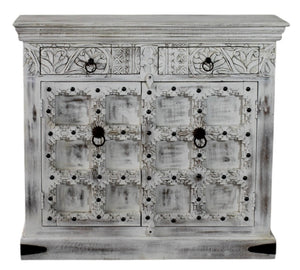 2 door 2 drawer narrow cabinet