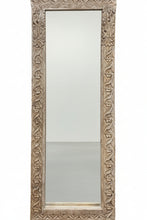 Carved long mirror