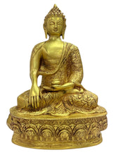 Buddha brass statue carved