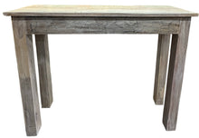 Reclaimed ultra narrow console