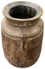 Vintage wooden pot