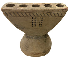 Vintage bleached candle holder