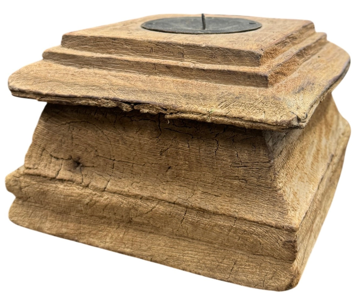 Vintage pillar candle holder