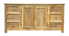 Natural Carved Sideboard