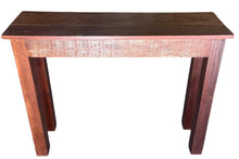 Rustic narrow console