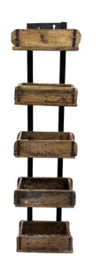 Wall hanging wooden brick mould