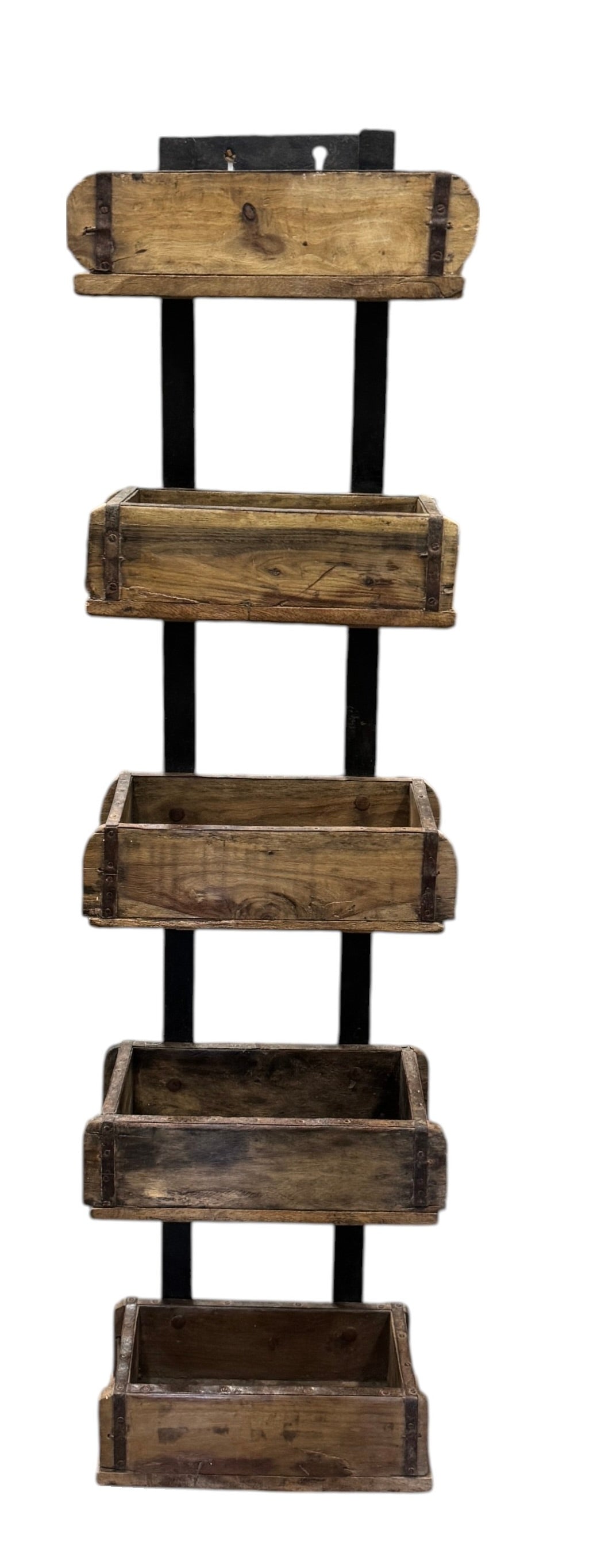 Wall hanging wooden brick mould