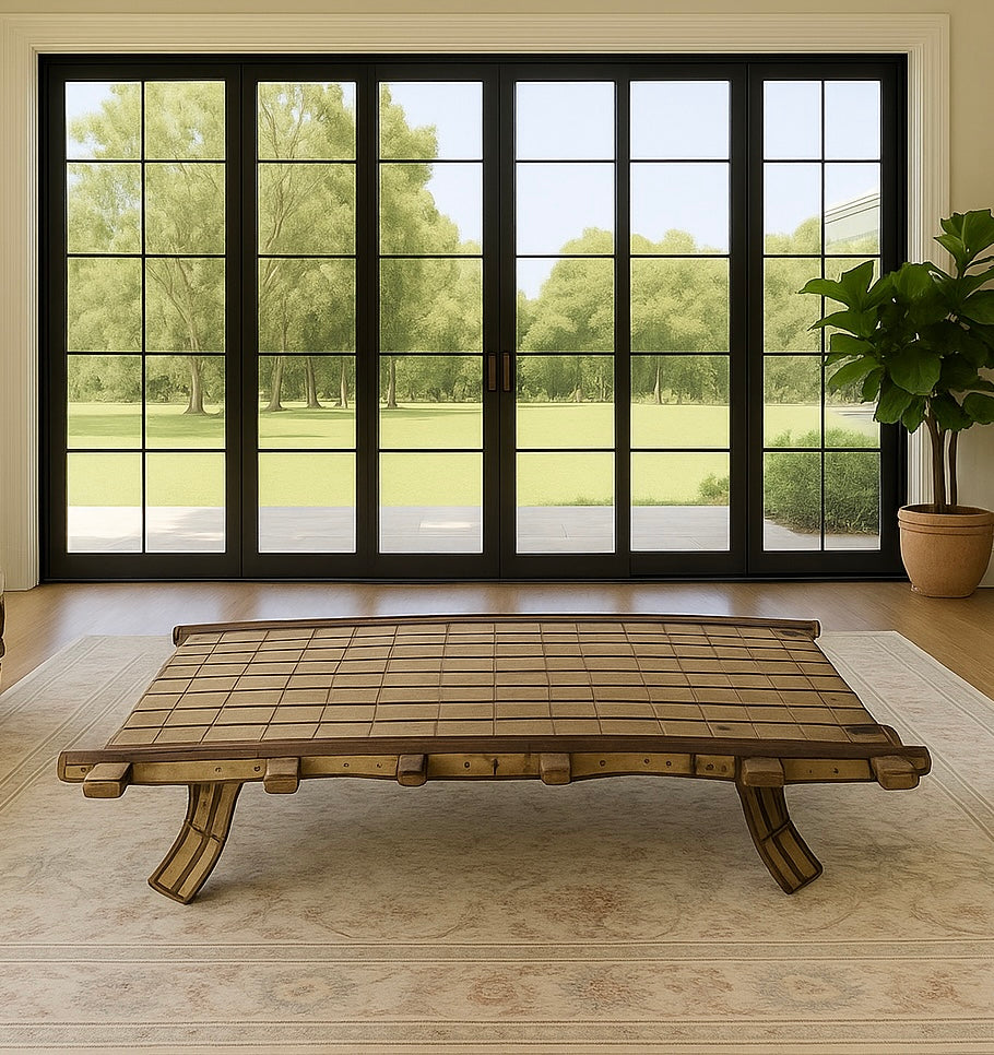 Camel cart coffee table