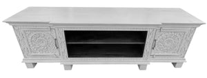 Carved entertainment unit