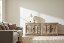 Teak low sideboard / t v unit