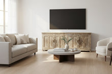 Teak low sideboard / t v unit