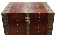 Timber brass box