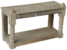 Wooden bench