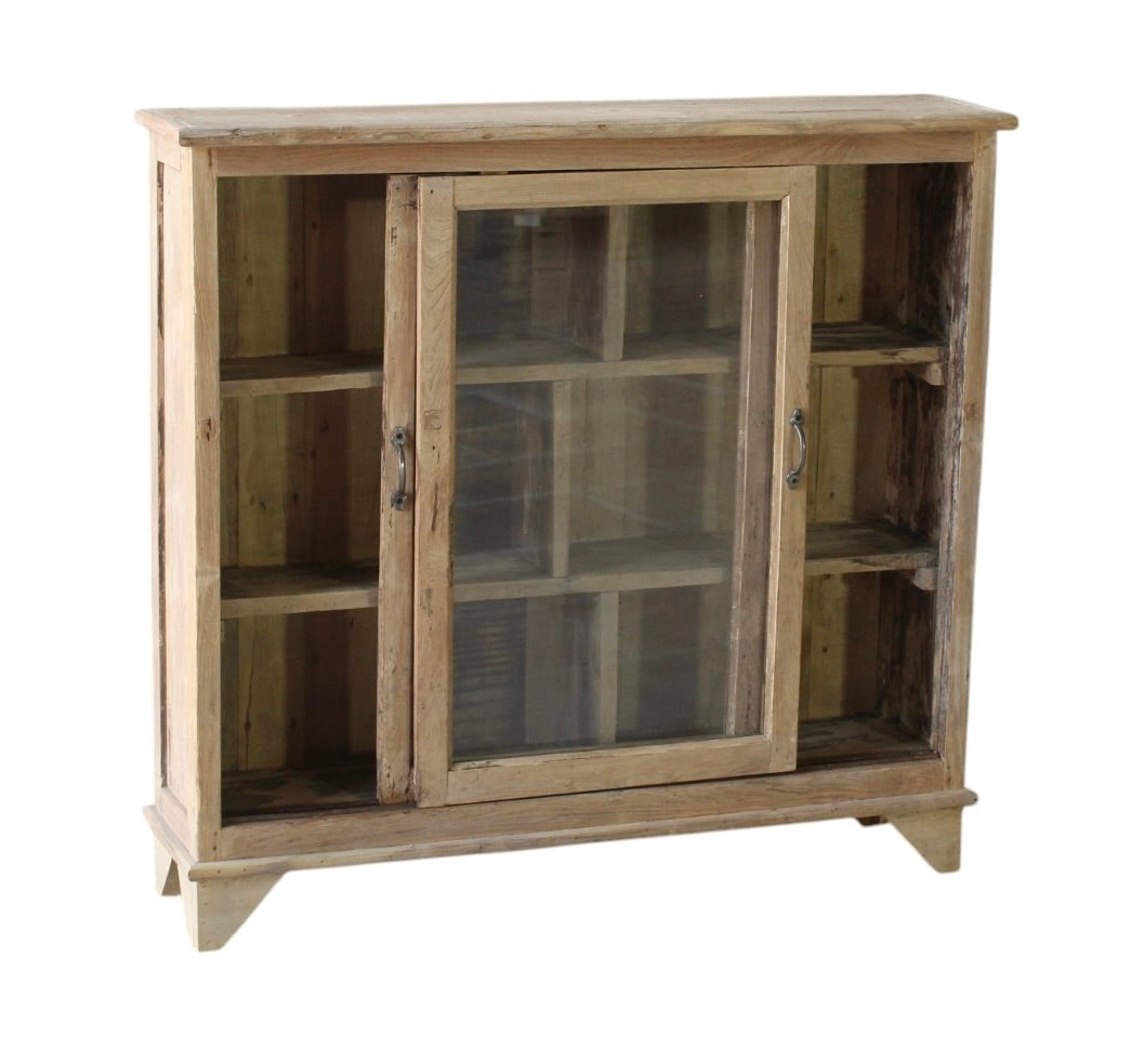 Teak narrow display unit