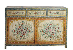 Hand painted sideboard