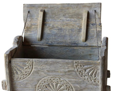 Indian Wooden Trunk Box vintage