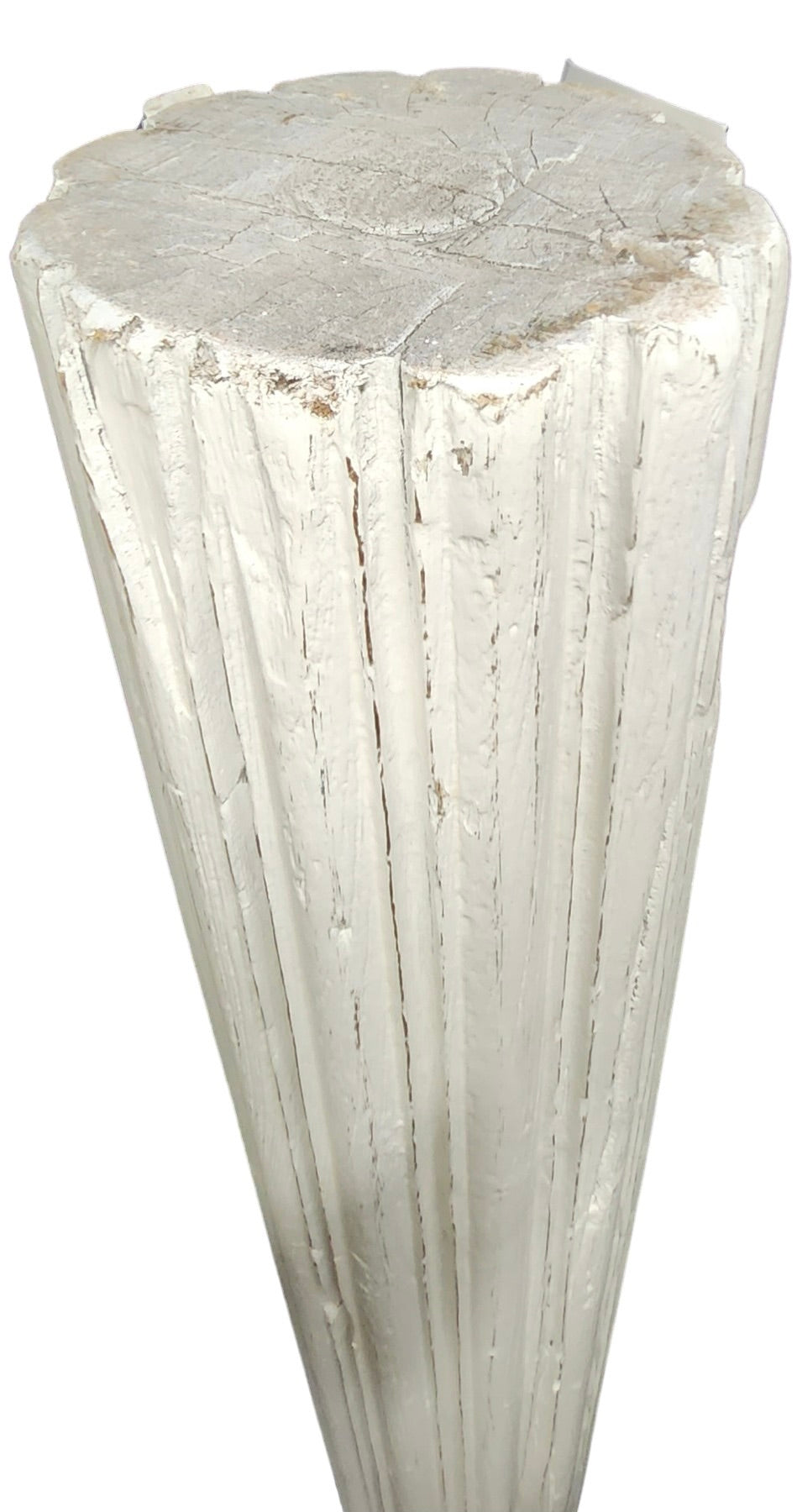 Vintage Old Pillar Candleholder / Decor