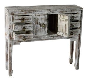 2 door 6 drawer console