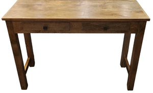 Wooden 2 Drawer Console