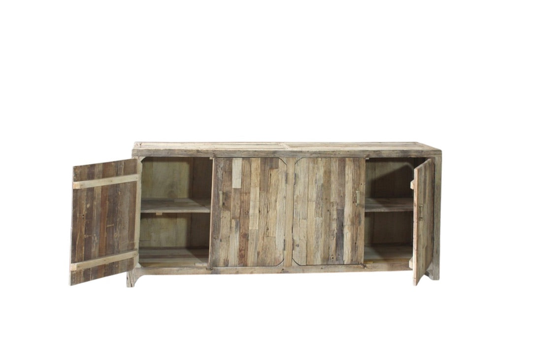 4 door rustic sideboard